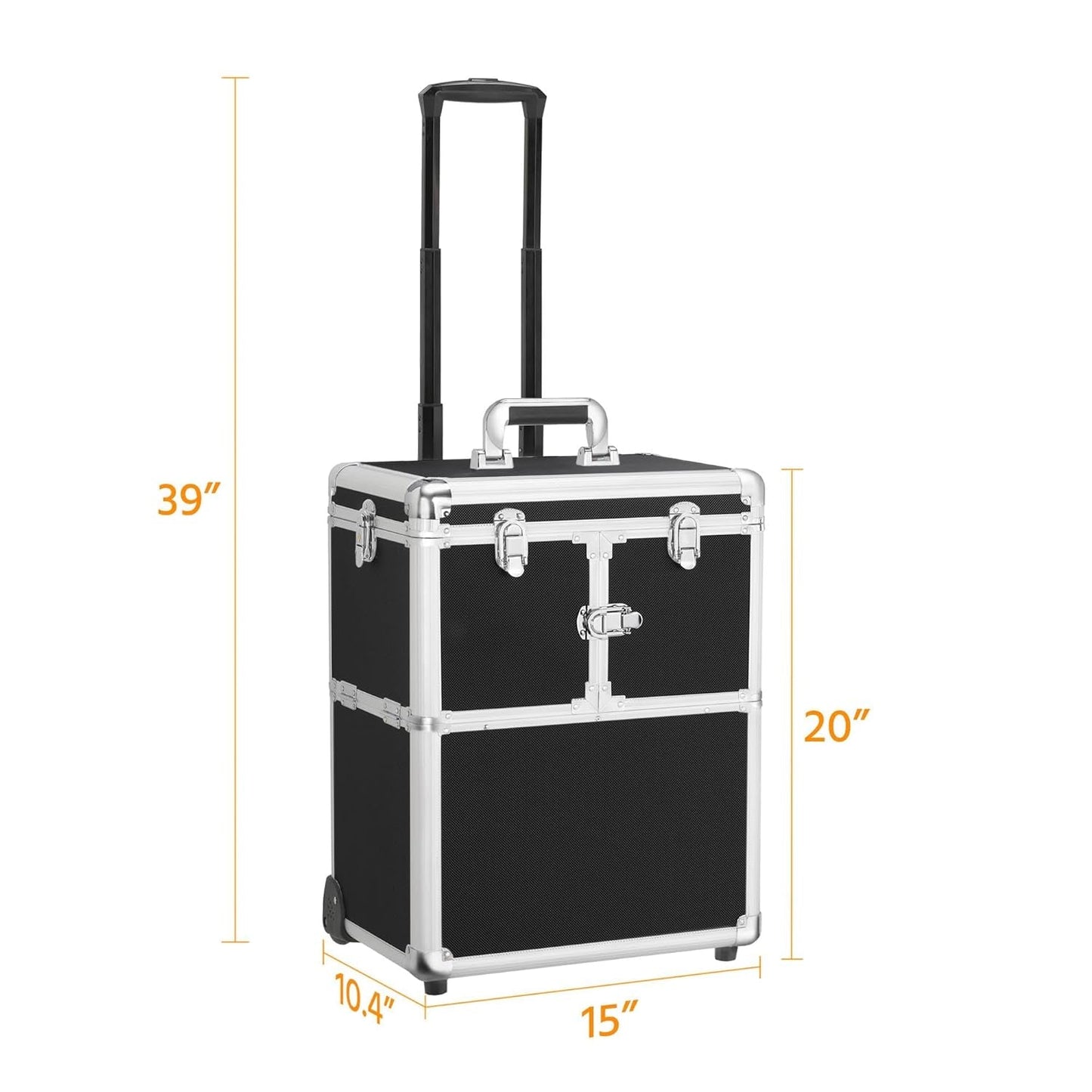 GlamQuest Rolling Makeup Trolley