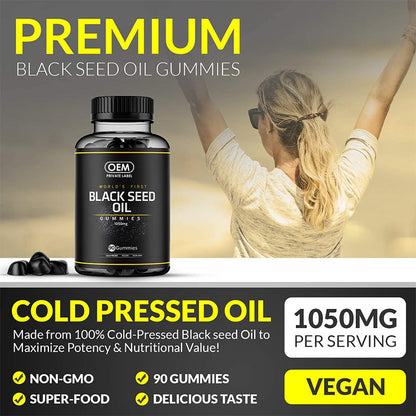 Hair Boost Black Seed Gummies