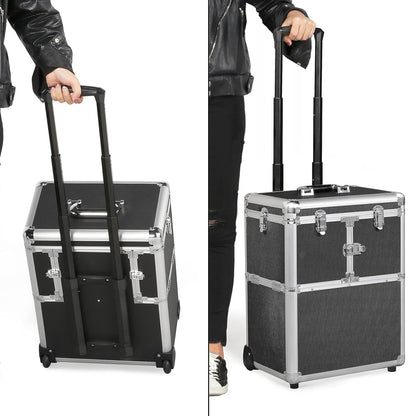 GlamQuest Rolling Makeup Trolley