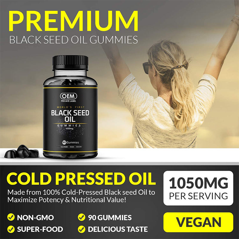 Hair Boost Black Seed Gummies