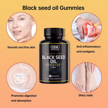 Hair Boost Black Seed Gummies